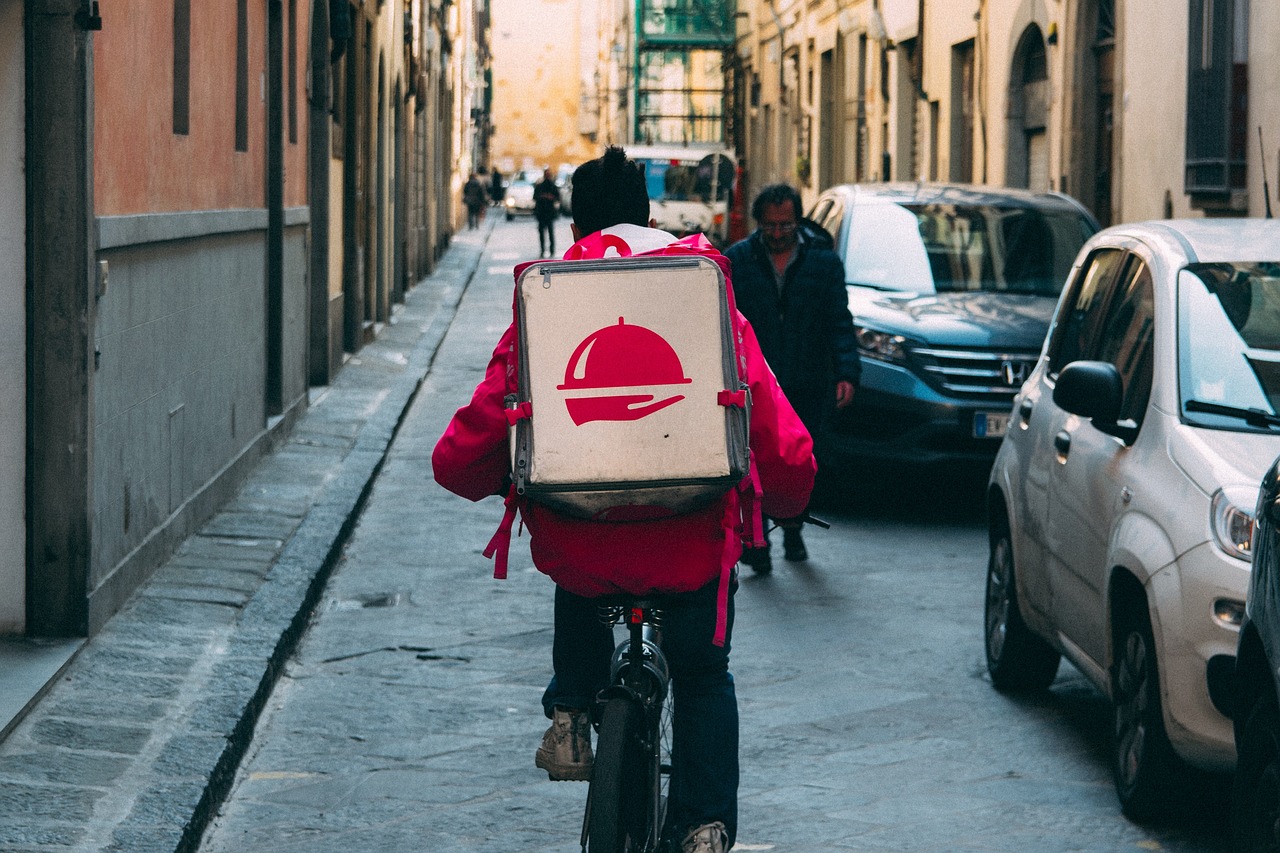 foodora, bike, delivery