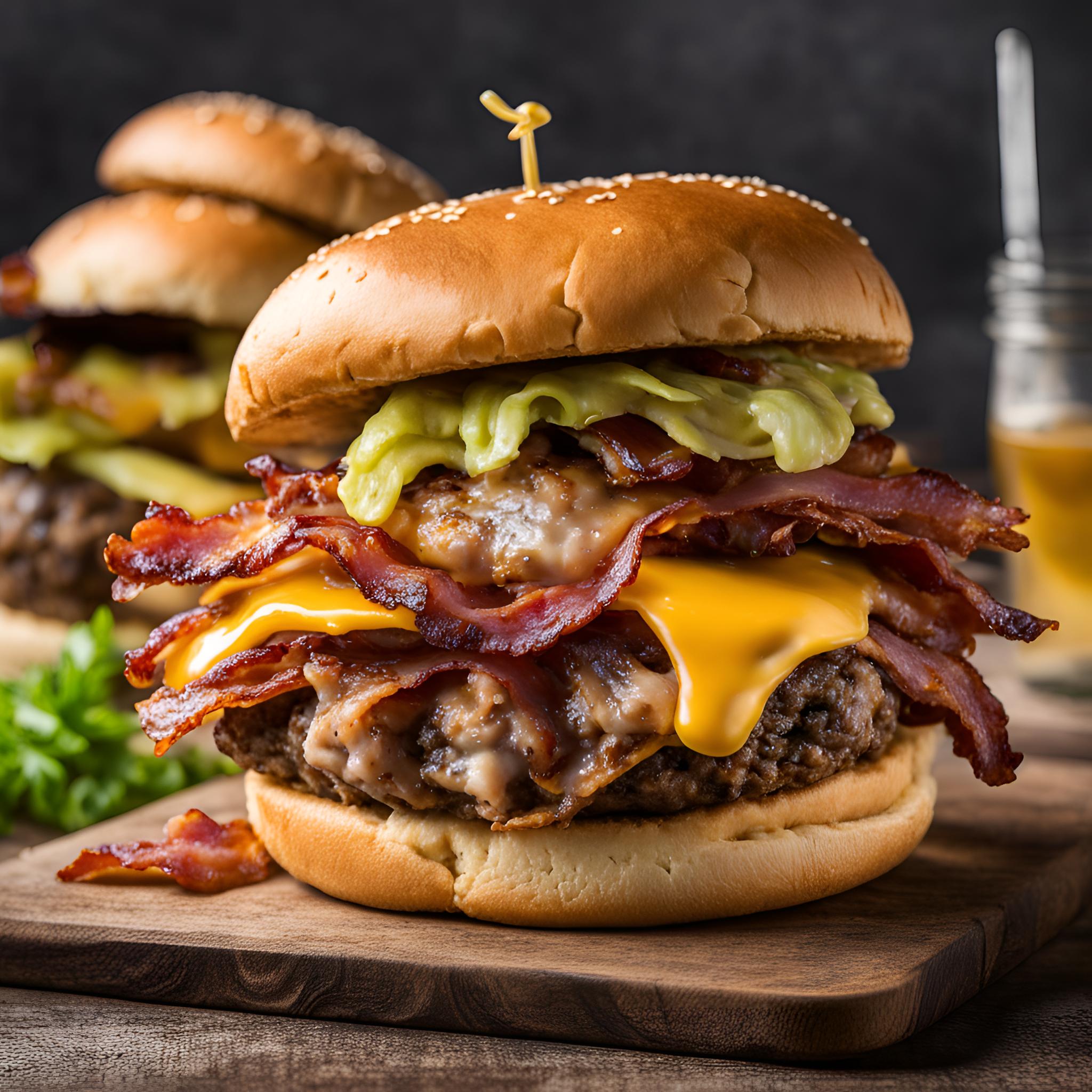 Descubre la Hamburguesa pinchada con un palillo de Bar Triángulos